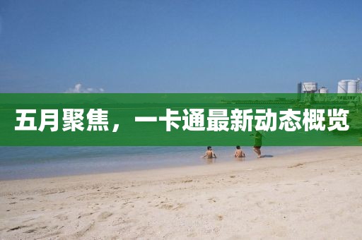 五月聚焦，一卡通最新动态概览