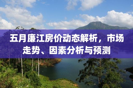 五月廉江房价动态解析，市场走势、因素分析与预测