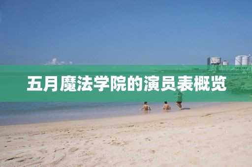 五月魔法学院的演员表概览