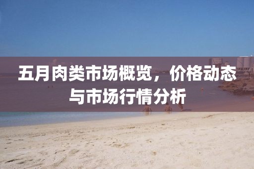 五月肉类市场概览，价格动态与市场行情分析