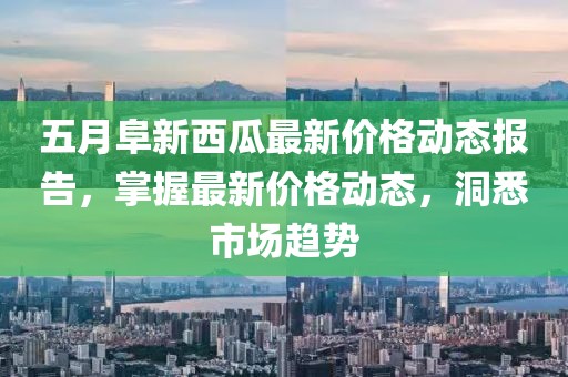 五月阜新西瓜最新价格动态报告，掌握最新价格动态，洞悉市场趋势