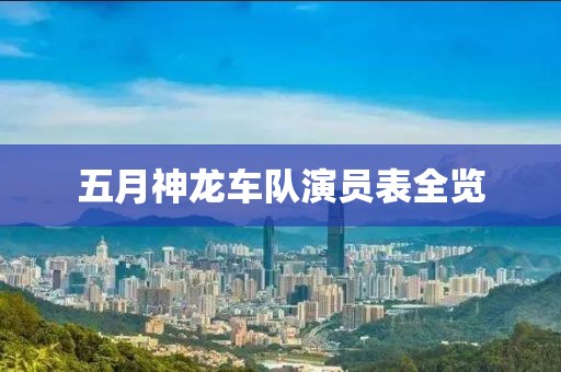 五月神龙车队演员表全览