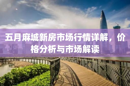 五月麻城新房市场行情详解，价格分析与市场解读