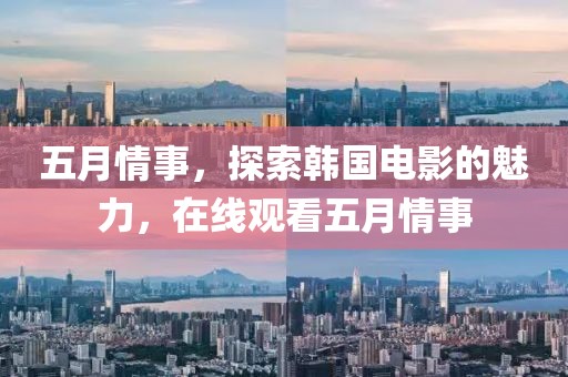 五月情事，探索韩国电影的魅力，在线观看五月情事