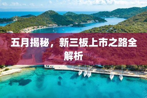 五月揭秘，新三板上市之路全解析
