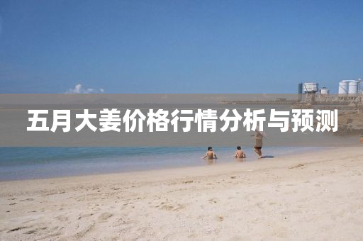 五月大姜价格行情分析与预测