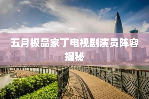 五月极品家丁电视剧演员阵容揭秘