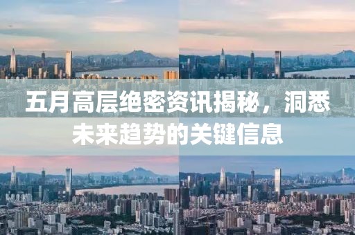五月高层绝密资讯揭秘，洞悉未来趋势的关键信息