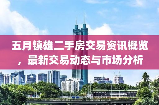 五月镇雄二手房交易资讯概览，最新交易动态与市场分析