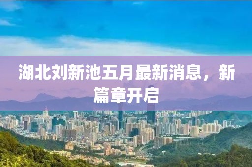 湖北刘新池五月最新消息，新篇章开启