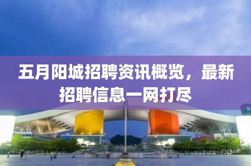 五月阳城招聘资讯概览，最新招聘信息一网打尽