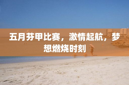 五月芬甲比赛，激情起航，梦想燃烧时刻