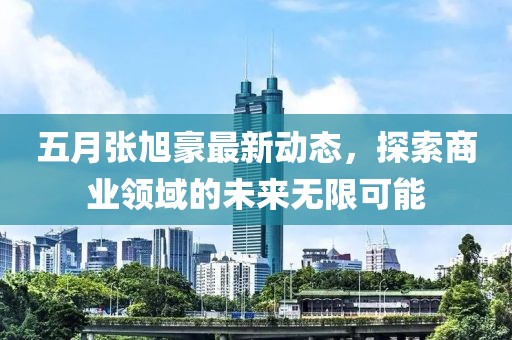 五月张旭豪最新动态，探索商业领域的未来无限可能