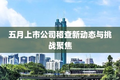 五月上市公司稽查新动态与挑战聚焦