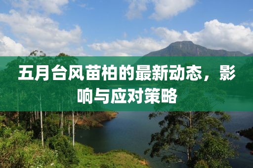 五月台风苗柏的最新动态，影响与应对策略
