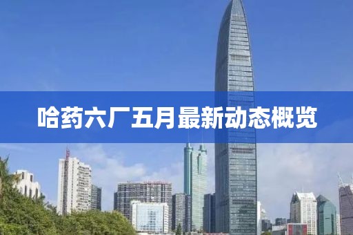 哈药六厂五月最新动态概览