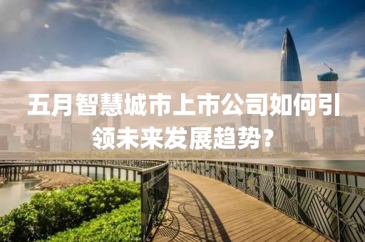 五月智慧城市上市公司如何引领未来发展趋势？