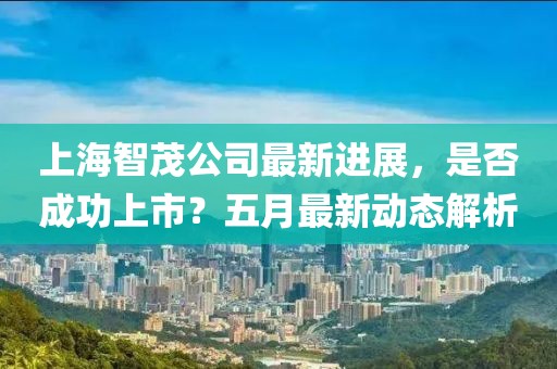 上海智茂公司最新进展，是否成功上市？五月最新动态解析