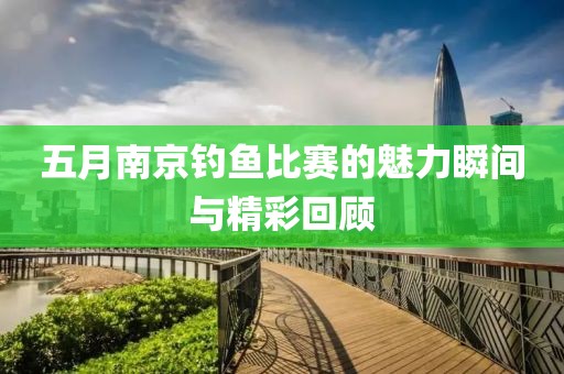 五月南京钓鱼比赛的魅力瞬间与精彩回顾