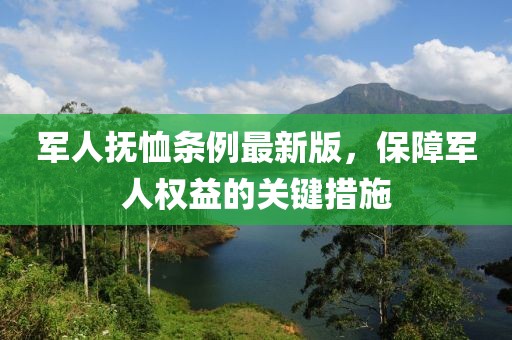 军人抚恤条例最新版，保障军人权益的关键措施