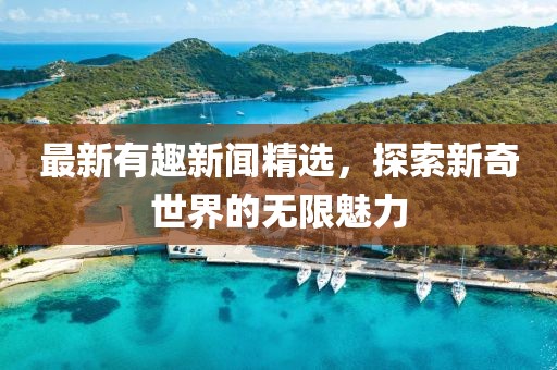 最新有趣新闻精选，探索新奇世界的无限魅力