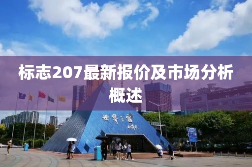标志207最新报价及市场分析概述
