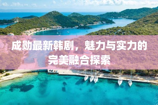 成勋最新韩剧，魅力与实力的完美融合探索