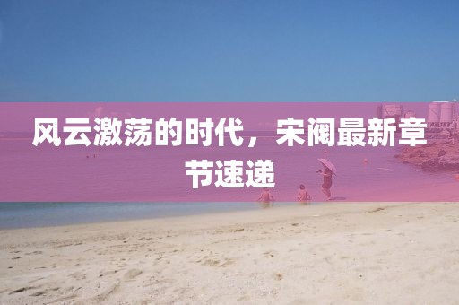 风云激荡的时代，宋阀最新章节速递