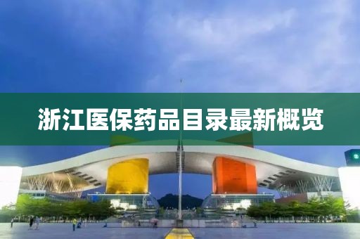 浙江医保药品目录最新概览