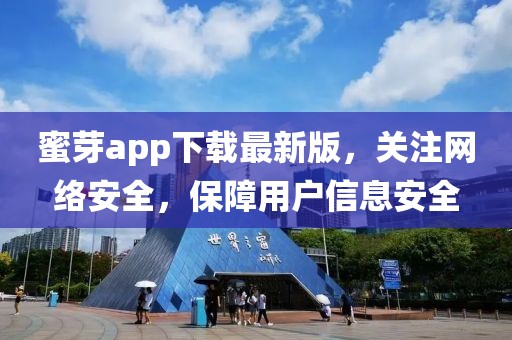 蜜芽app下载最新版，关注网络安全，保障用户信息安全