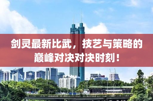 剑灵最新比武，技艺与策略的巅峰对决对决时刻！