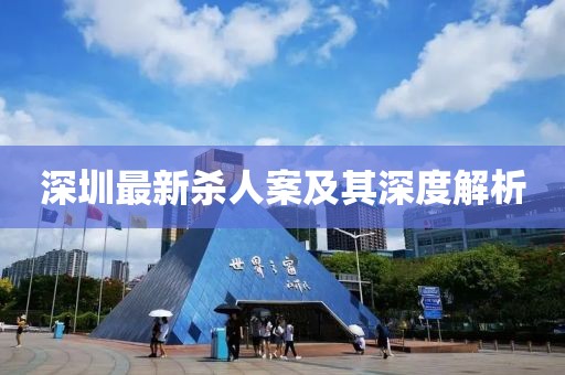 深圳最新杀人案及其深度解析