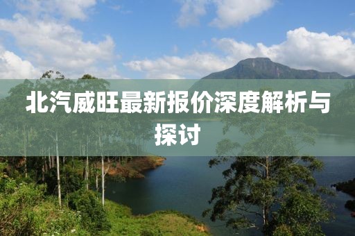 北汽威旺最新报价深度解析与探讨