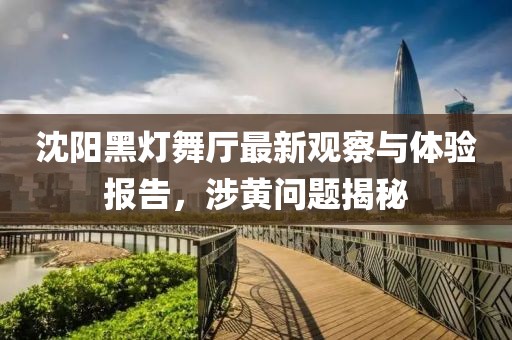 沈阳黑灯舞厅最新观察与体验报告，涉黄问题揭秘