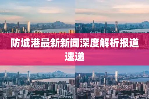 防城港最新新闻深度解析报道速递