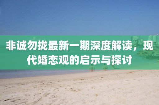 非诚勿拢最新一期深度解读，现代婚恋观的启示与探讨