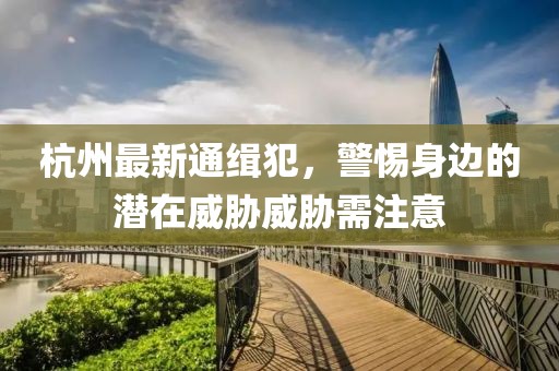 杭州最新通缉犯，警惕身边的潜在威胁威胁需注意