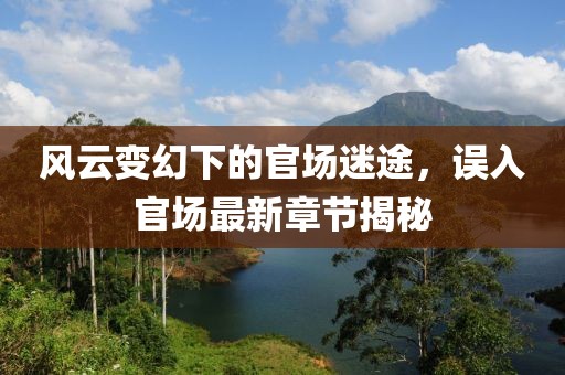 风云变幻下的官场迷途，误入官场最新章节揭秘
