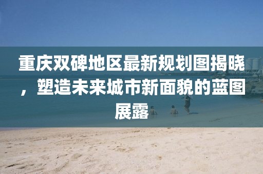 重庆双碑地区最新规划图揭晓，塑造未来城市新面貌的蓝图展露