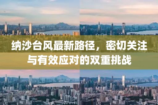 纳沙台风最新路径，密切关注与有效应对的双重挑战