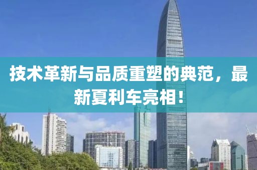 技术革新与品质重塑的典范，最新夏利车亮相！