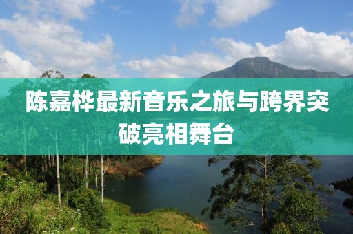 陈嘉桦最新音乐之旅与跨界突破亮相舞台